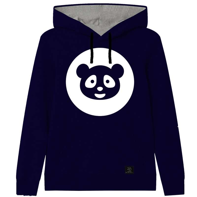 هودی دخترانه 27 مدل پاندا کد J01 رنگ سرمه ای