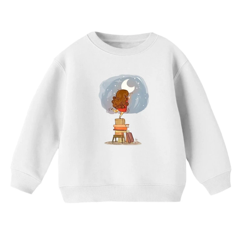 سویشرت بچگانه مدل دخترک و شب