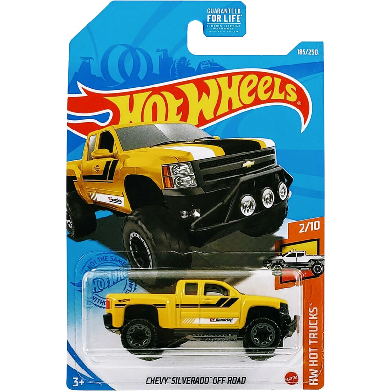 ماکت ماشین هات ویلز مدل Chevy Silverado Off Road