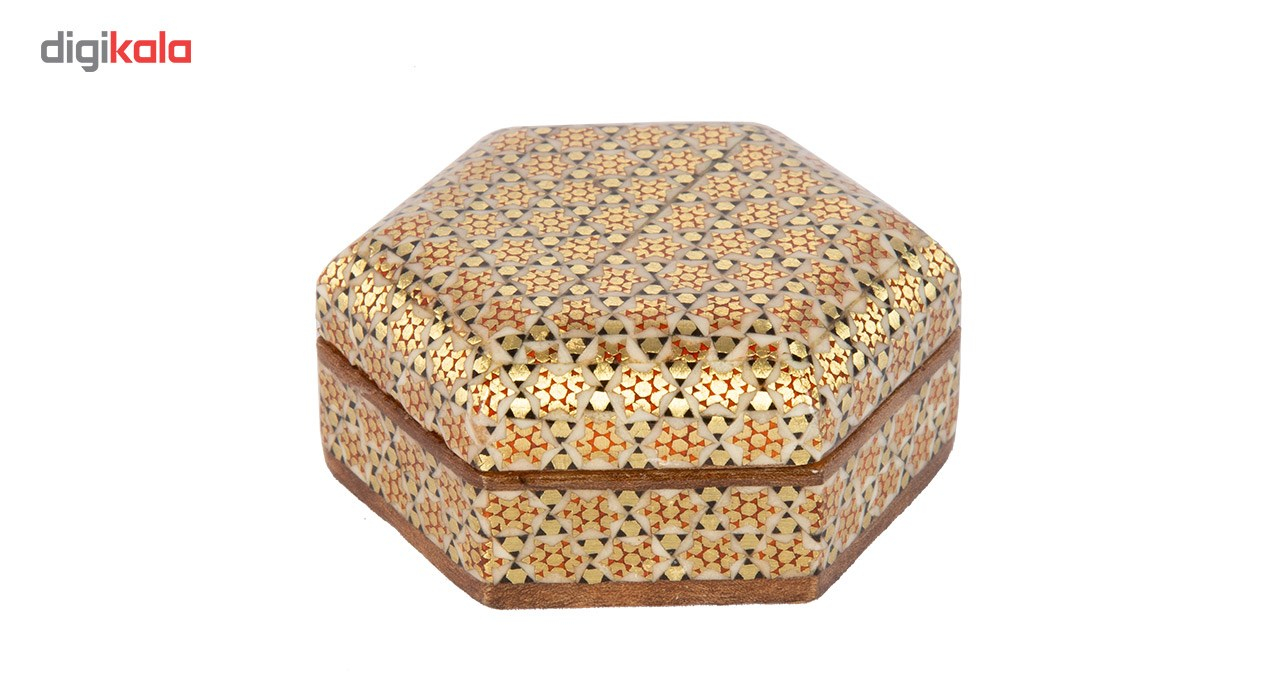 جعبه سکه خاتم کاری گالری گوهران مدل فرزانه کد 54