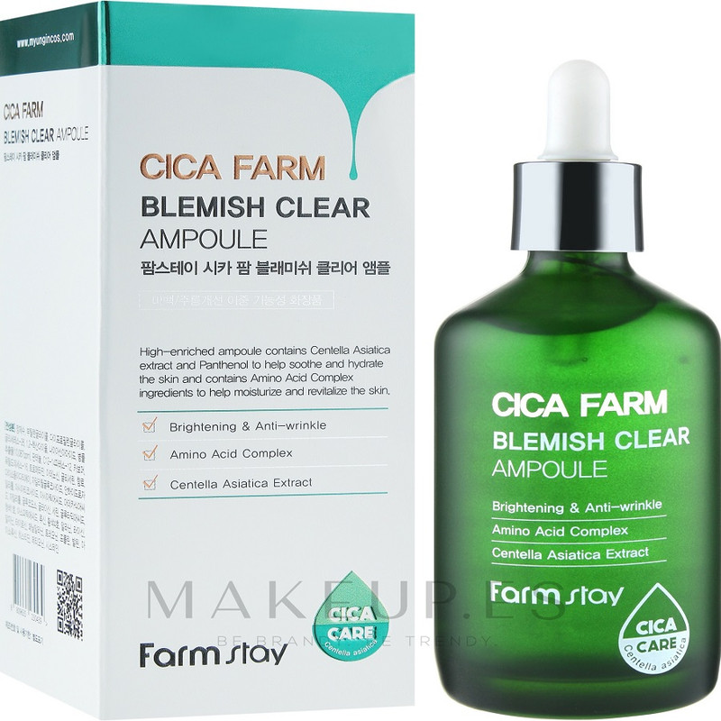 سرم پوست فارم استی مدل CICA FARM BLEMISH CLEAR حجم 100 میلی لیتر سرم پوست فارم استی مدل CICA FARM BLEMISH CLEAR حجم 100 میلی لیتر