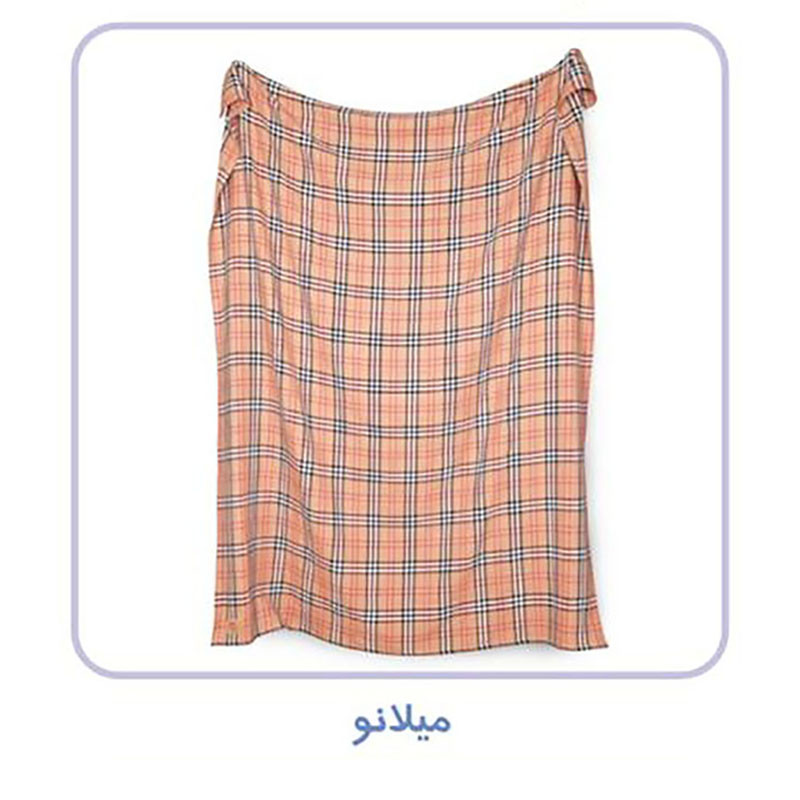 شال مبل برق لامع مدل میلانو غیرمخملی سایز 200x150 سانتی متر