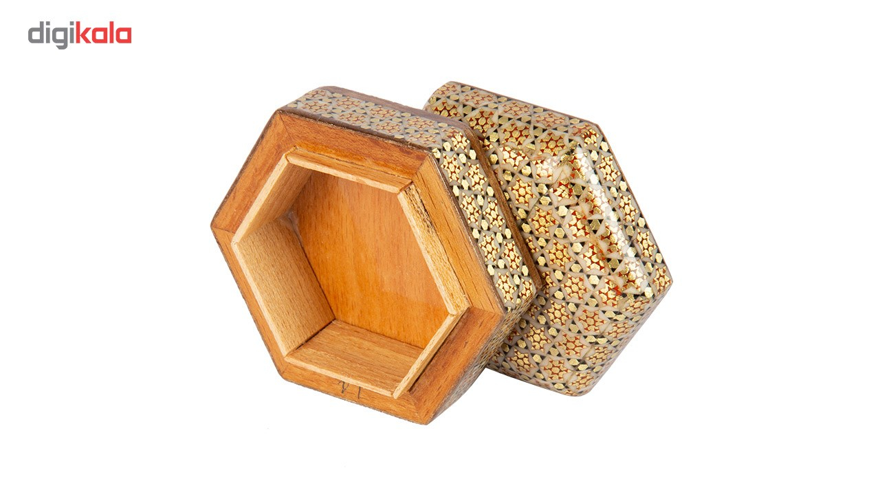 جعبه سکه خاتم کاری گالری گوهران مدل فرزانه کد 54