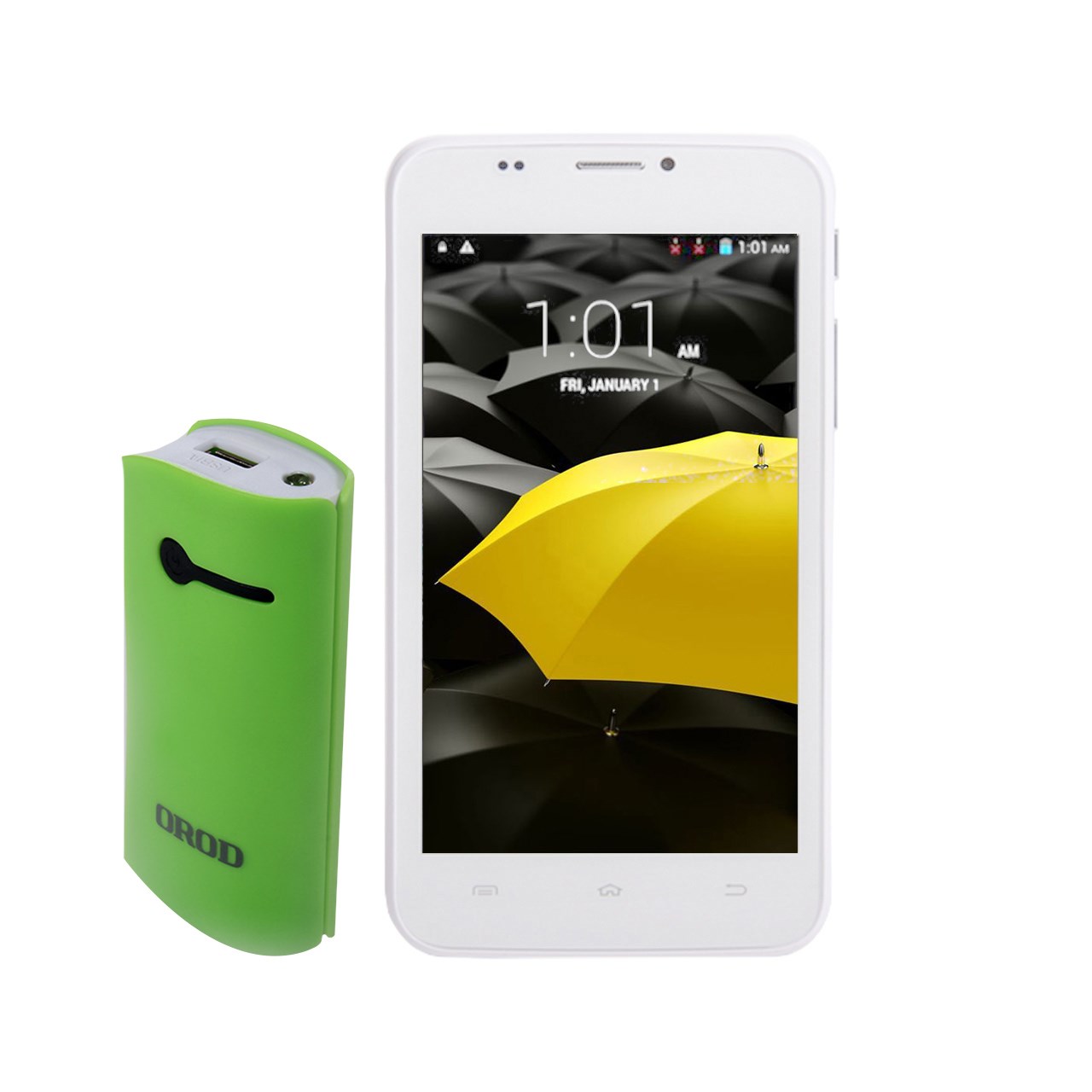 گوشی موبایل کن شین دا مدل Delta دو سیم کارت به همراه یک شارژر همراه و یک کاور