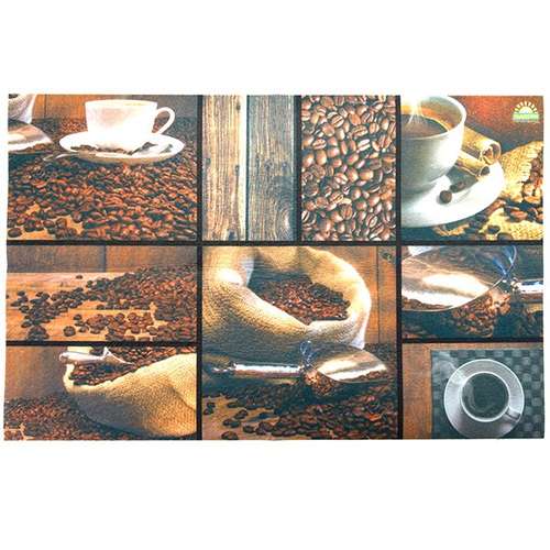رطوبت گیر نمدی چاپی مهسان مدل قهوه