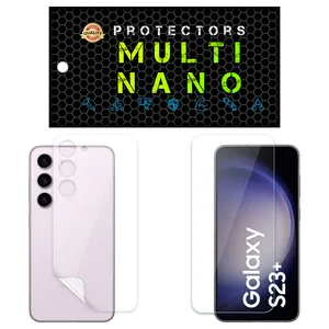 Multi Nano X-SFT Screen Protector For Samsung Galaxy S23 Plus with back skin
