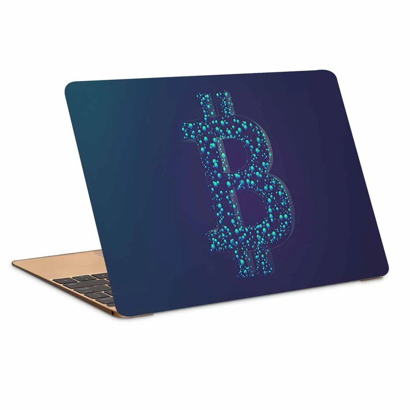 استیکر لپ تاپ طرح bitcoinکد p-1111مناسب برای لپ تاپ 15.6 اینچ