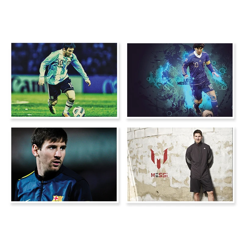 پوستر طرح Messi کد A-1738 مجموعه 4 عددی