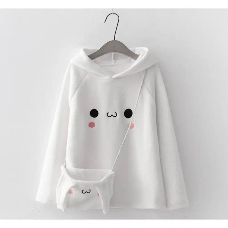 هودی زنانه مدل S به همراه کیف