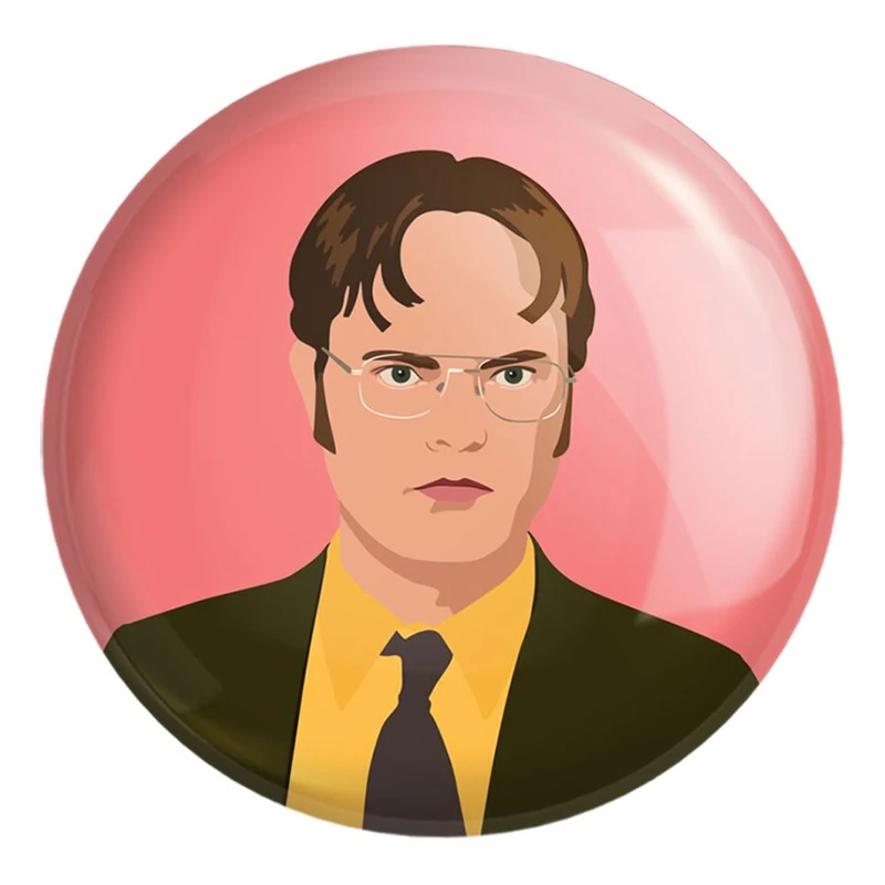 پیکسل خندالو طرح دوایت شروت سریال آفیس The Office کد 10220 مدل بزرگ