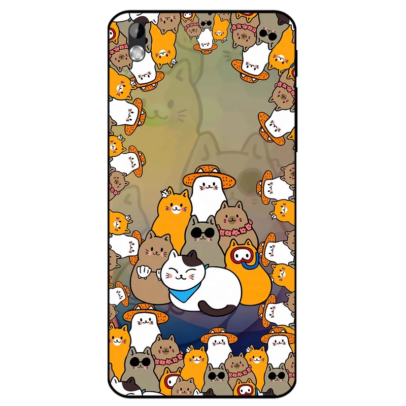 کاور مگافون طرح گربه مدل 7717 مناسب برای گوشی موبایل اچ تی سی Desire 816