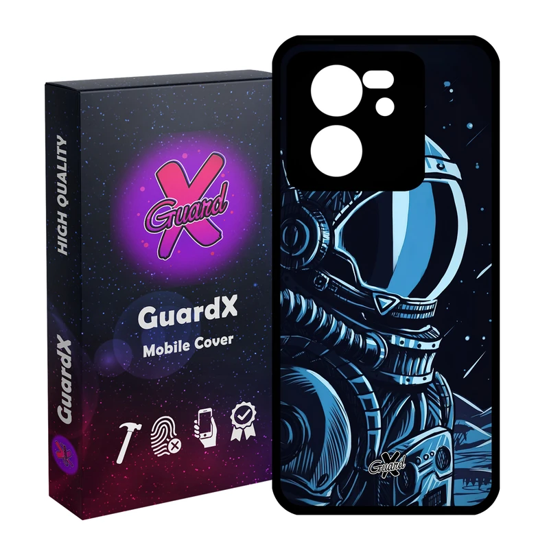 کاور گارد ایکس طرح فضانورد مدل Glass10473 مناسب برای گوشی موبایل شیائومی 13T/13T Pro/Redmi K60 Ultra