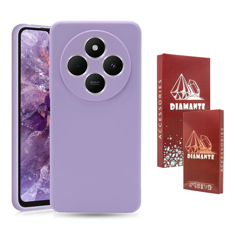 کاور دیامانته مدل Sili_77 Rd مناسب برای گوشی موبایل شیائومی Poco C75