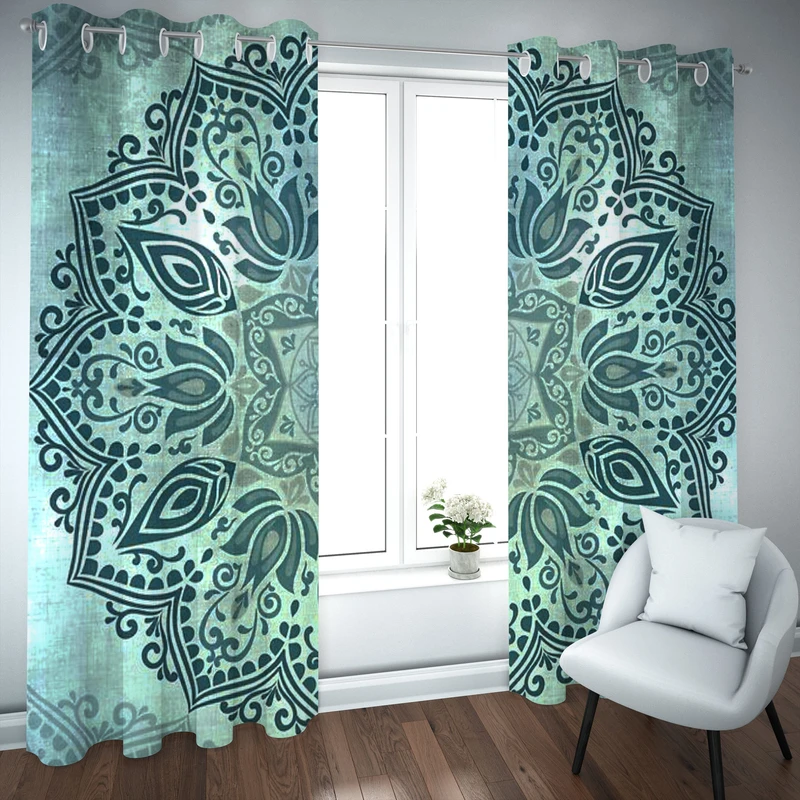 پرده مدل چاپی هازان سایز 300×150 سانتی متر 