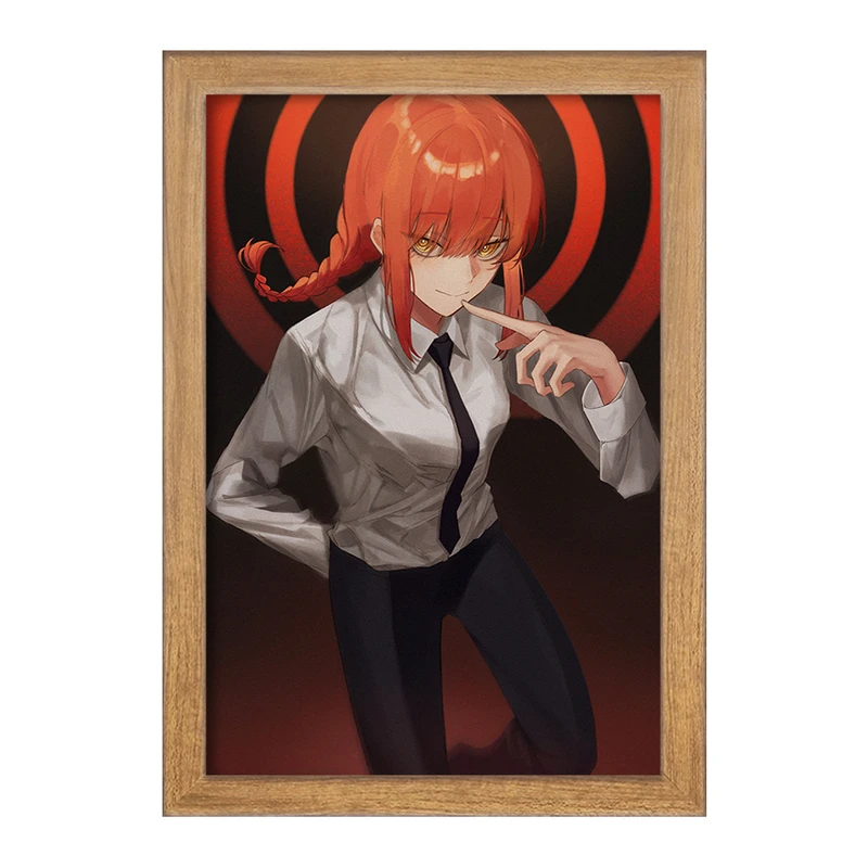 تابلو خندالو مدل ماکیما انیمه مرد اره ای Chainsaw Man  کد 22318