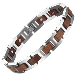 دستبند مغناطیسی مگنت آریکس مدل full کد wooden5