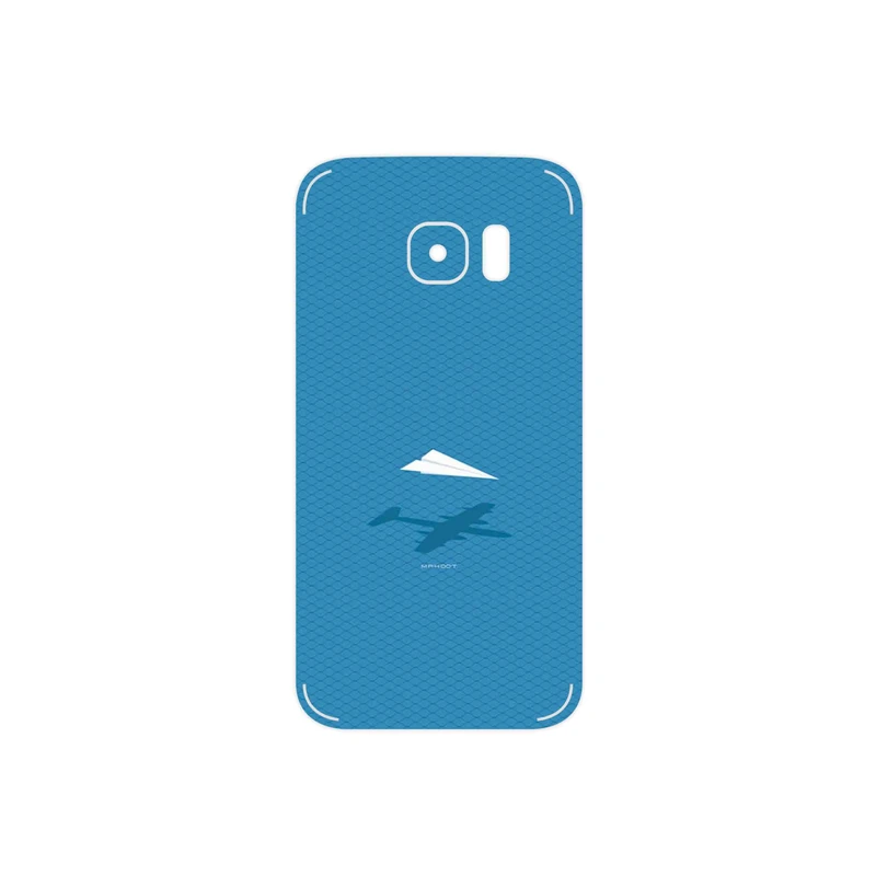 برچسب پوششی ماهوت مدل Minimal Paper Airplane مناسب برای گوشی موبایل سامسونگ Galaxy S7