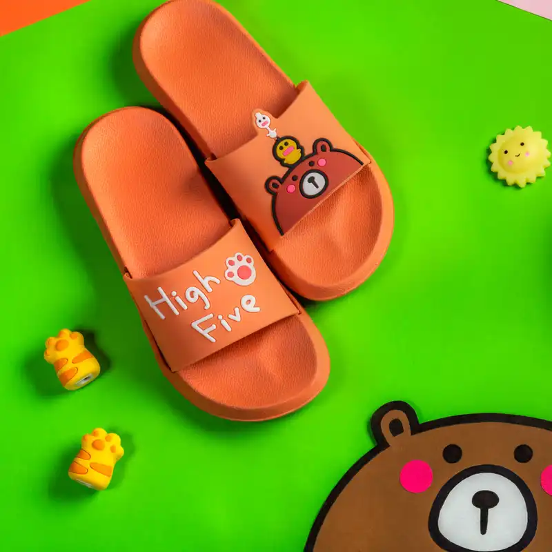 دمپایی زنانه پایون مدل وندی طرح تدی تا به تا کد 29-O