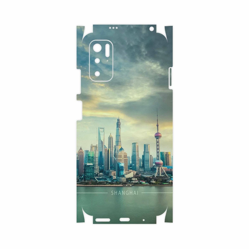 برچسب پوششی ماهوت مدل Shanghai-City-FullSkin مناسب برای گوشی موبایل شیائومی Poco M3 Pro 5G