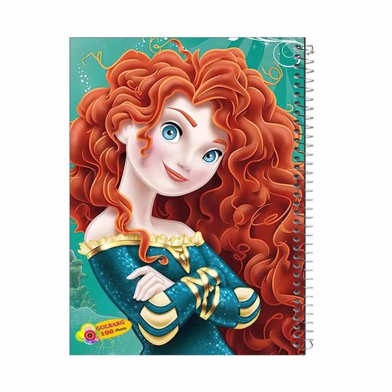 دفتر مشق 100 برگ گلبرگ طرح دخترانه کد 100739