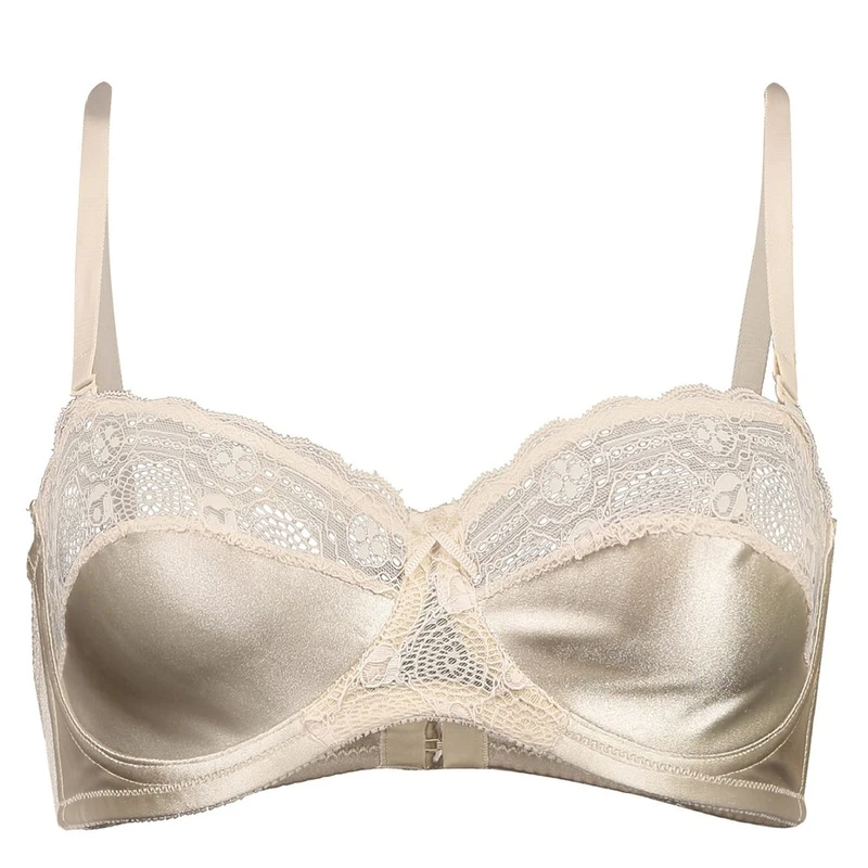 سوتین زنانه لین مدل 418 دکلته نیمه تور فنر دار