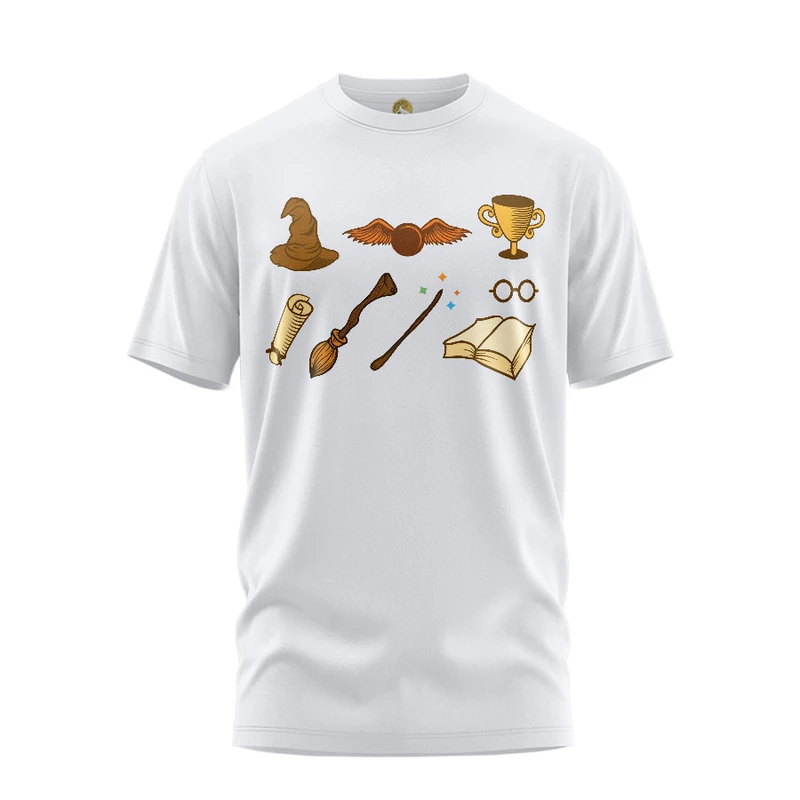 تی شرت آستین کوتاه مردانه هومرو مدل TW172 طرح هری پاتر