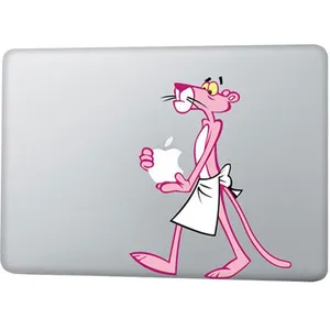 برچسب تزئینی ونسونی مدل Pink Panther مناسب برای مک بوک