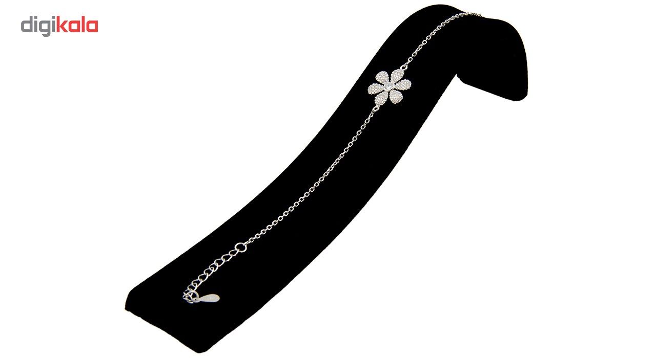 دستبند نقره بهارگالری مدل Flower