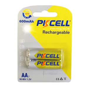 باتری قلمی قابل شارژ پیکسل مدل Energy 600 بسته 2 عددی