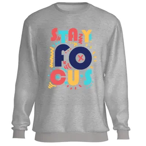 سویشرت مردانه طرح STAY FOCUS مدل T026G