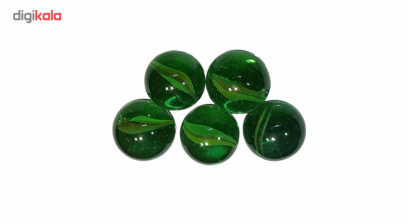 تیله شیشه ای مدل Large بسته 5 عددی