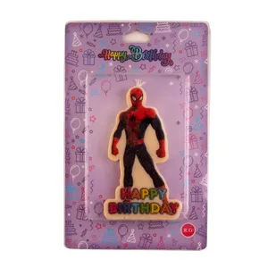 شمع تولد مدل مرد عنکبوتی