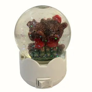 چراغ خواب گوی  گالری مدل خرس  نفیس کد np6