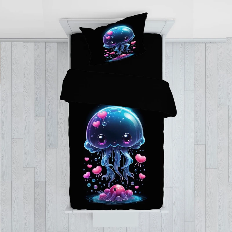 سرویس روتختی مدل Jellyfish TXY380 یک نفره 5 تکه