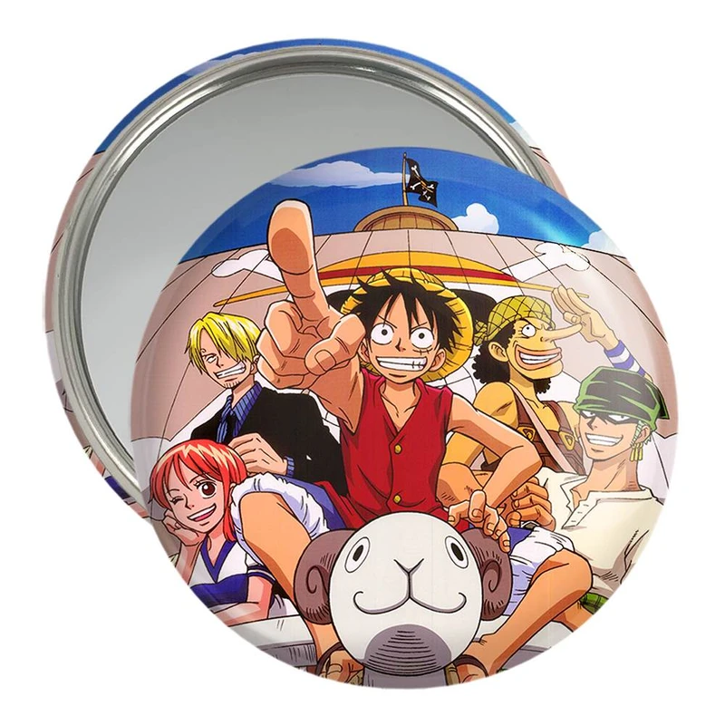 آینه جیبی خندالو مدل انیمه وان پیس One Piece  کد 10530