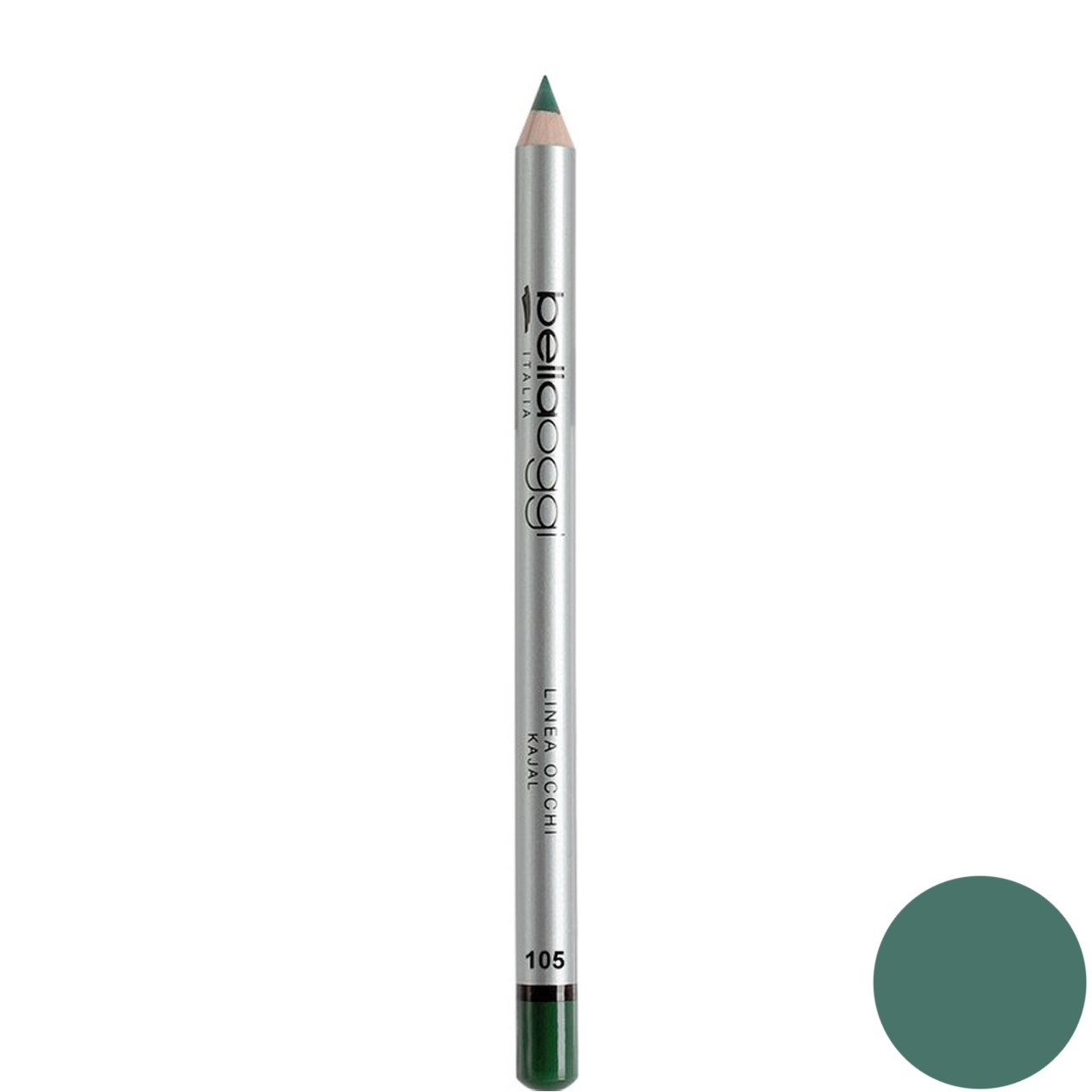 مداد چشم بلاوجی مدل LINEA OCCHI  KAJAL شماره green kajal 105