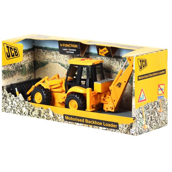 مشخصات قیمت و خرید ماشین بازی جی سی بی طرح بلدوزر Motorised Backhoe Loader دیجی کالا