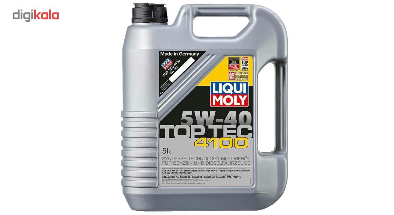 روغن موتور خودرو لیکومولی مدل Top Tec 5W-40 ظرفیت 5  لیتر