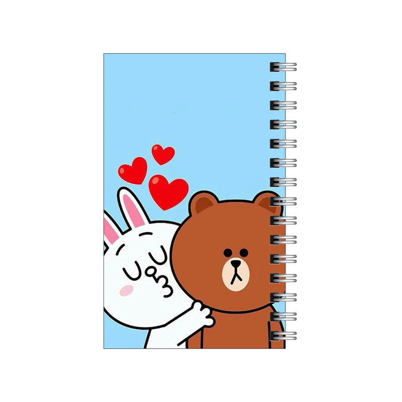 دفترچه یادداشت مدل to do list طرح خرگوش عاشق خرس پوکرفیس کد 1027088