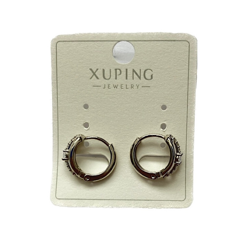 گوشواره زنانه ژوپینگ مدل نگين دار