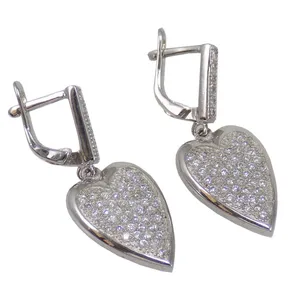 گوشواره نقره تاج گوهر کد TG233