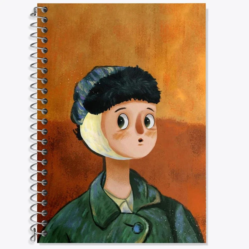 دفتر لغت 50 برگ خندالو مدل ونگوگ کد 23358