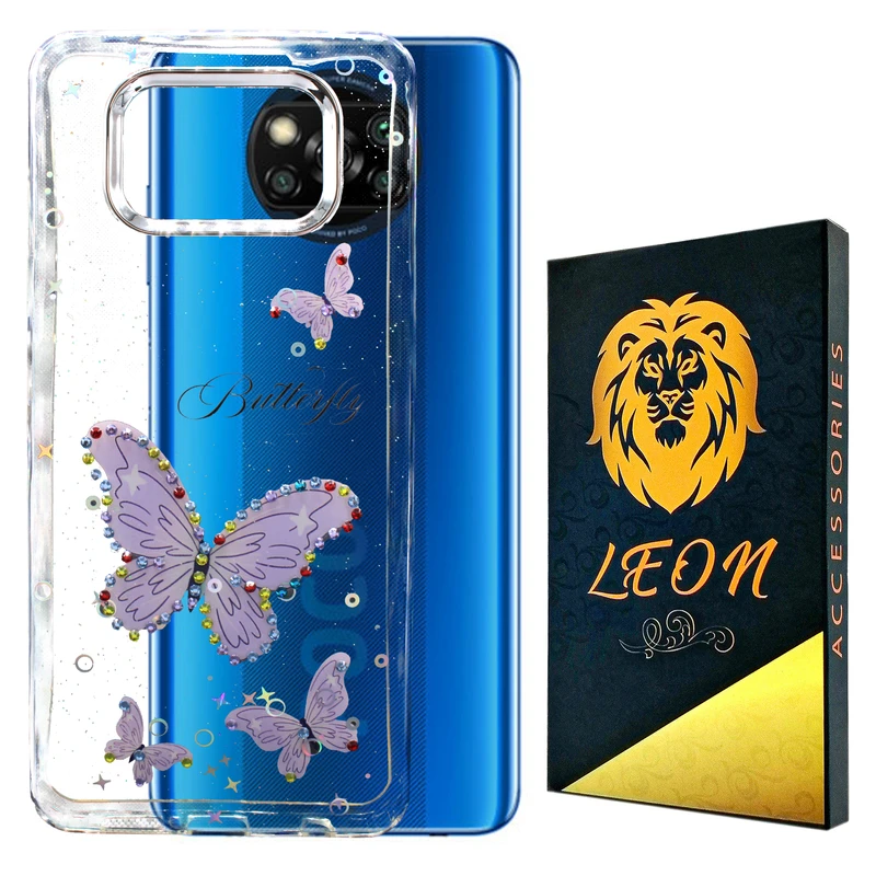 کاور لئون مدل Butterfly مناسب برای گوشی موبایل شیائومی Poco X3 Pro / X3 NFC