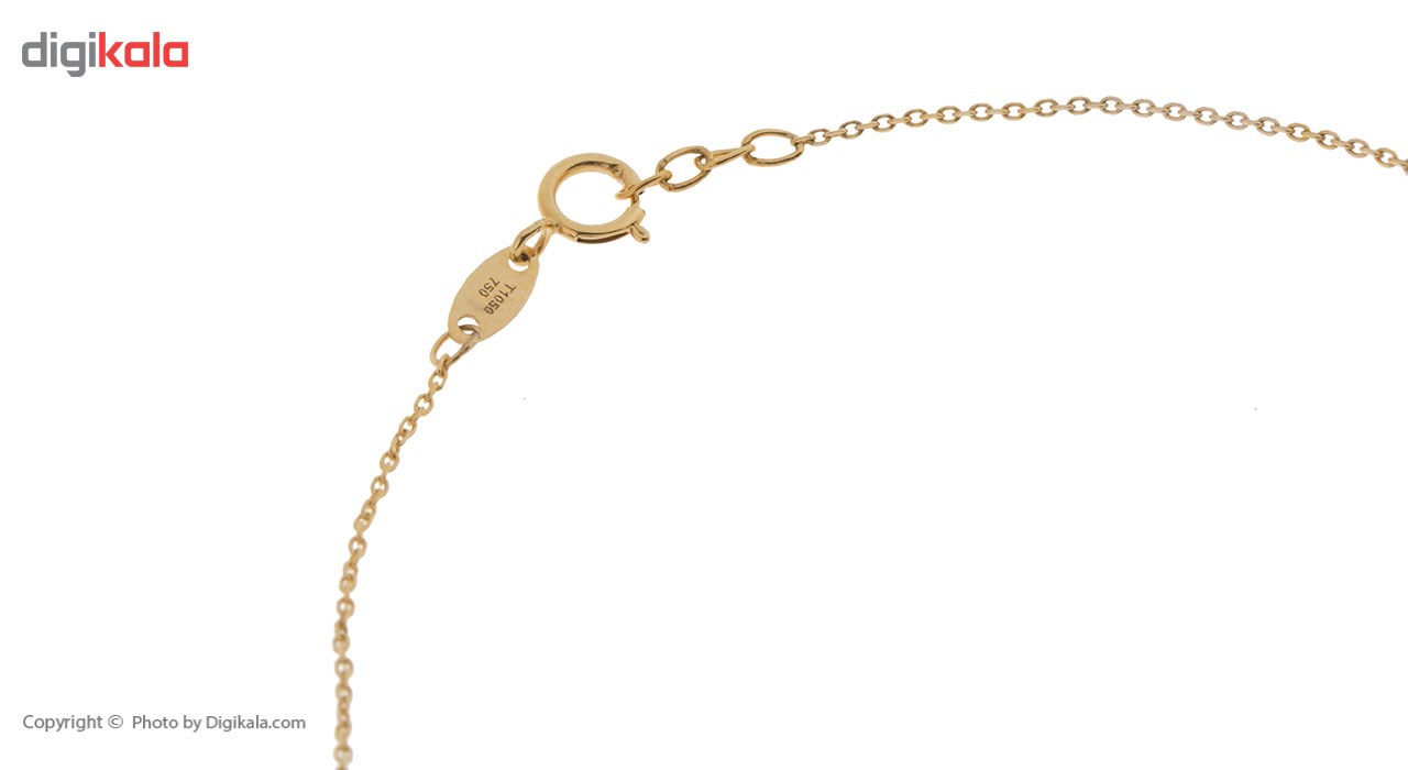 دستبند طلا 18 عیار زنانه ماهک مدل MB0818 -  - 3