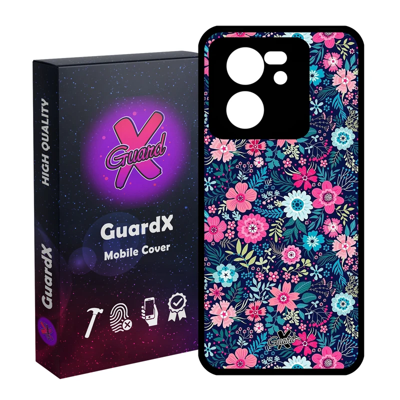 کاور گارد ایکس طرح Flower مدل Glass10210 مناسب برای گوشی موبایل شیائومی 13T/13T Pro/Redmi K60 Ultra