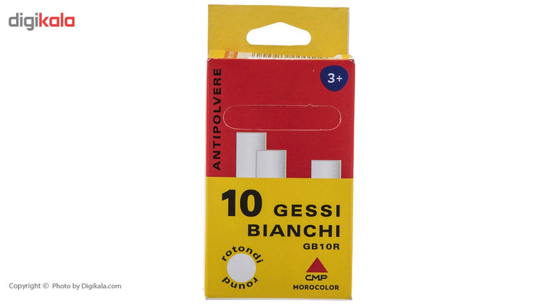 گچ سفید پریمو مدل 011GB10R - بسته 10 عددی