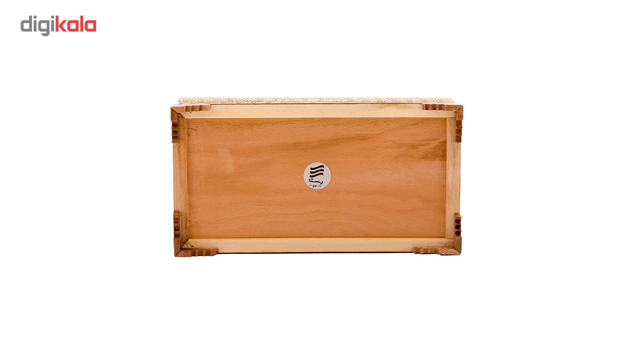 Inlay handicraft tissue box of Rasta model, code 101-12-16 