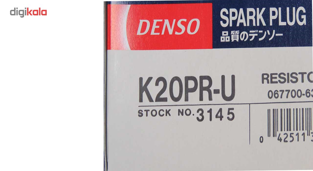 شمع خودرو دنسو مدل K20PR-U بسته 10 عددی