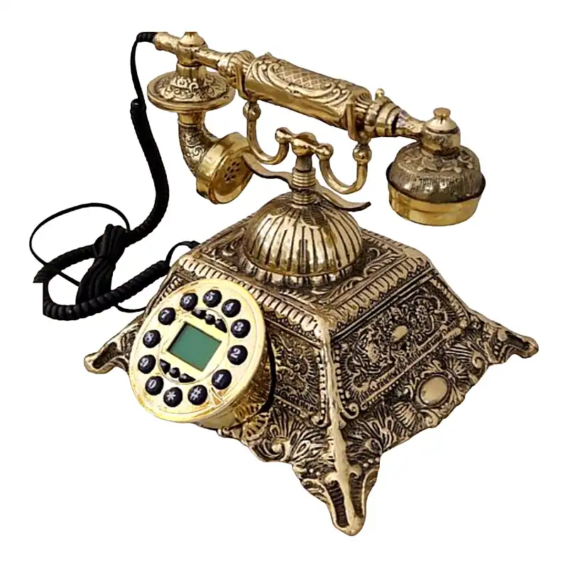 تلفن برنجی مدل هرمی کد H-1192