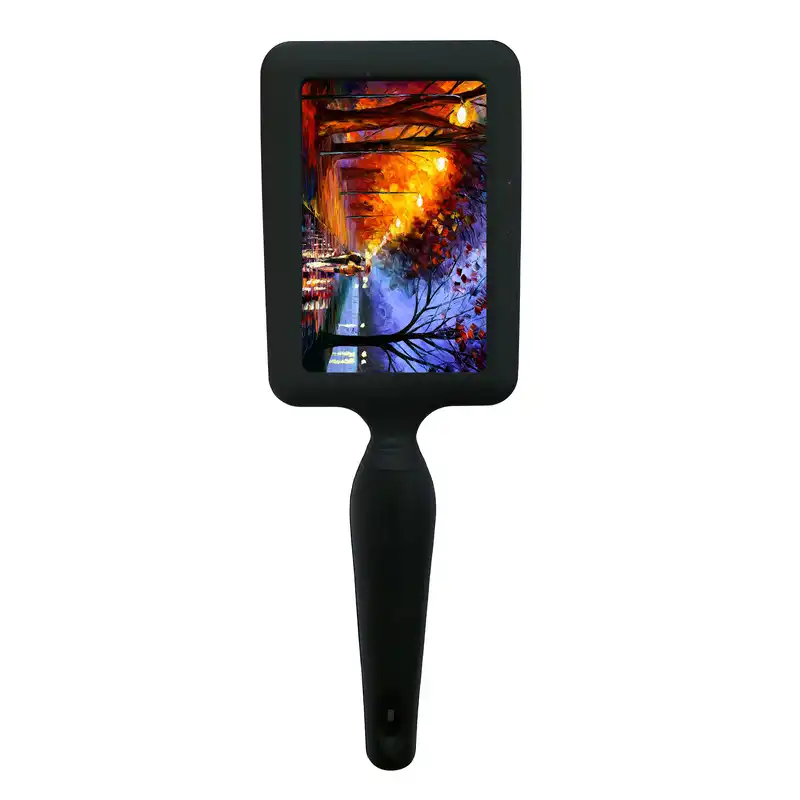 برس مو طرح نقاشی عاشقانه درخت و دختر و پسر مدل B1081